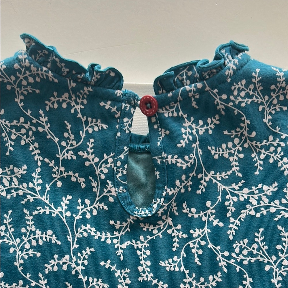 Matilda Jane Just Imagine Zoe Floral Smocked Long Sleeve Girls Dress NWT Size 4 - Picture 7 of 7